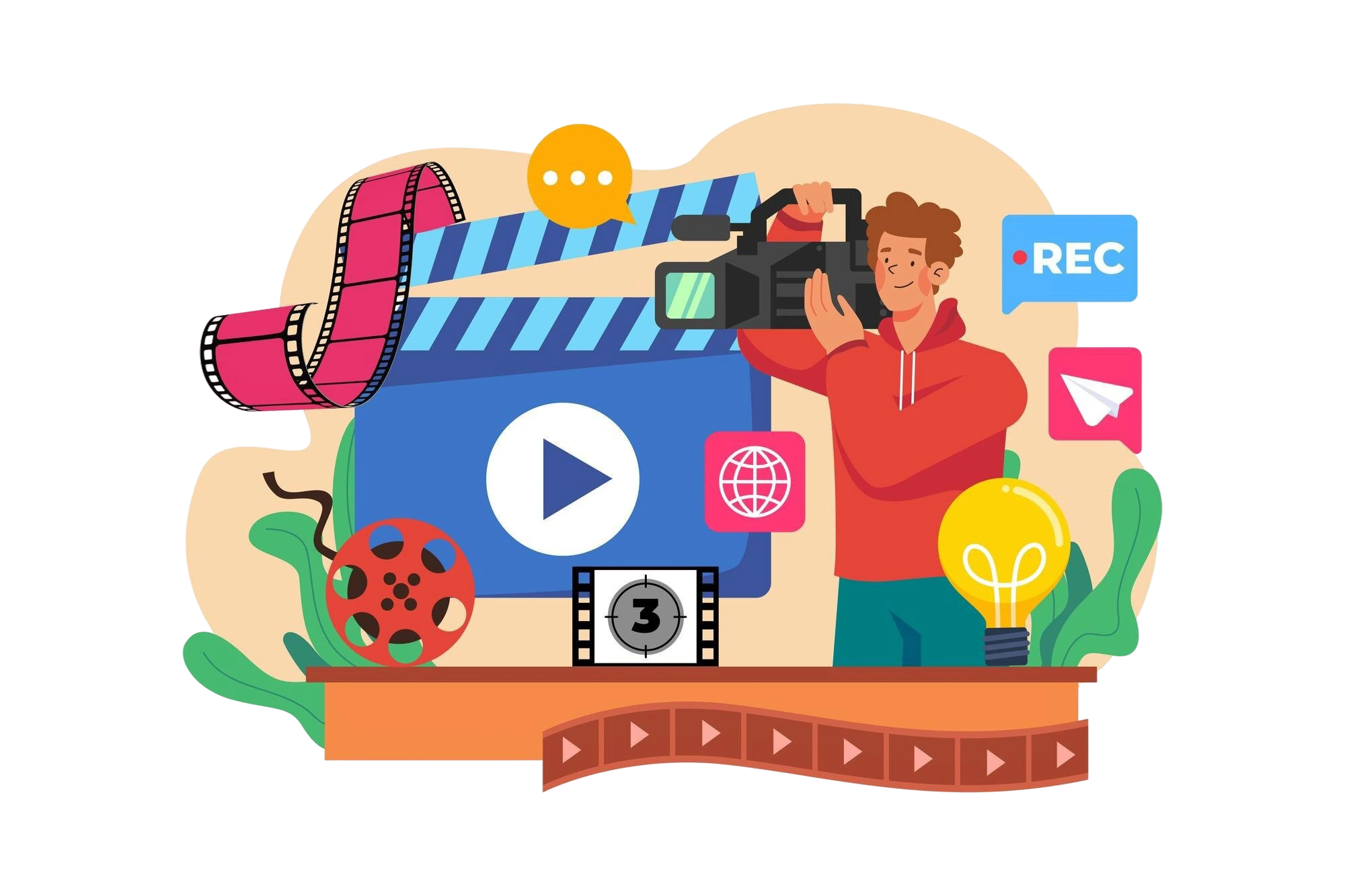 Video production services for corporate videos, social media ads, voice overs, and content creation